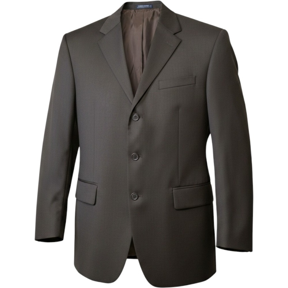 Nautica Mens 42R Blazer 100% Wool 3-Button Dark Olive Green Suit Jacket M716